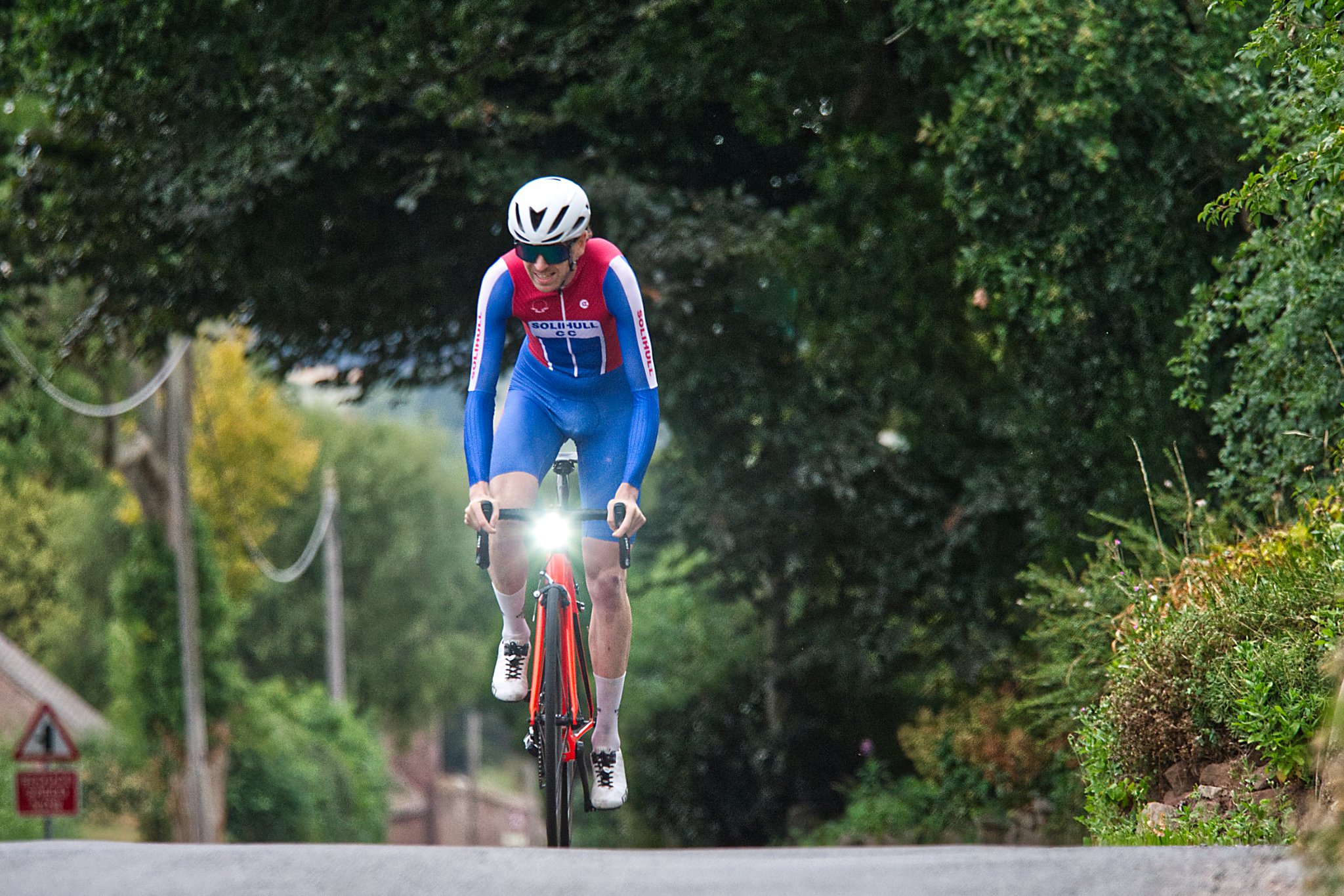 Video of all the riders looking rather aero this evening